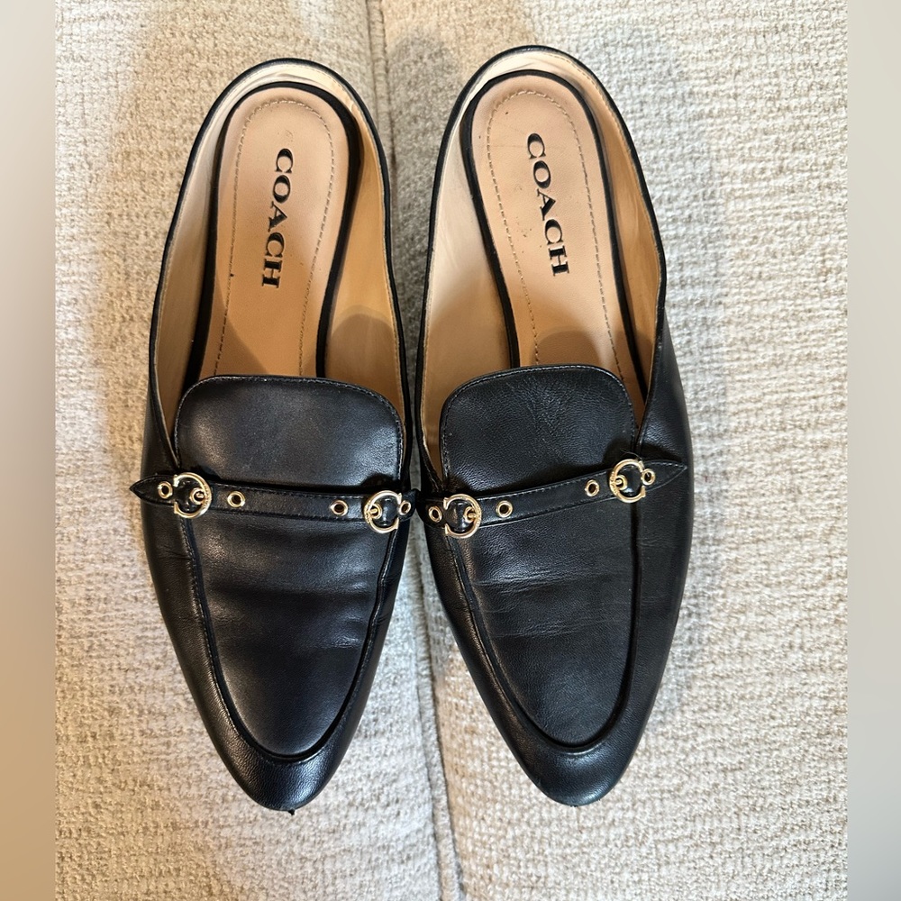 Coach mules 9.5